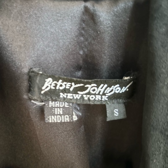 Vintage Betsey Johnson Suede Jacket Size S - Picture 6 of 7
